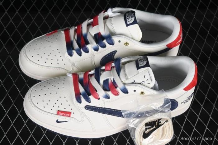 Nike Travis Scott x Fragment Design x Air Jordan 1 Low OG SP AJ1 Low Top Casual Sneakers - FC1688-211