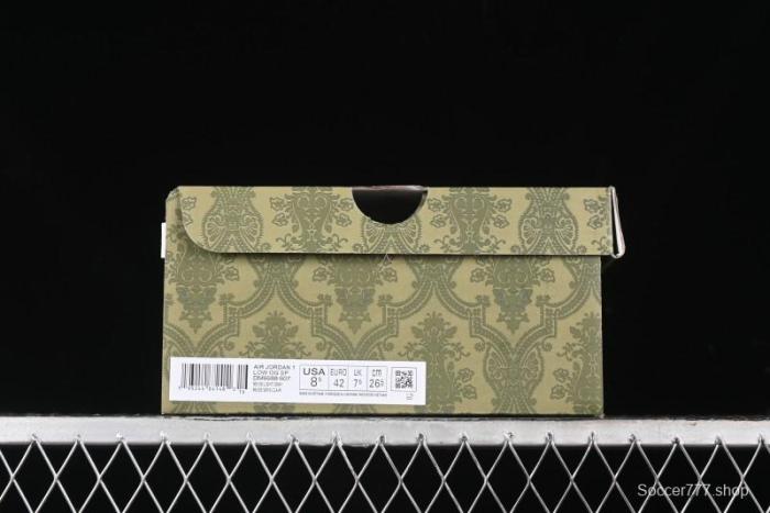 Nike Travis Scott x Fragment Design x Air Jordan 1 Low OG SP AJ1 Low Top Casual Sneakers - DM6688-607