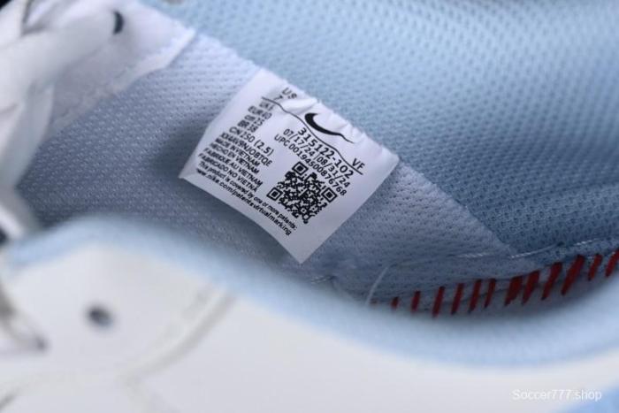 Nike Air Force 1 '07 Low Light Blue Casual Sneakers - 315122-102