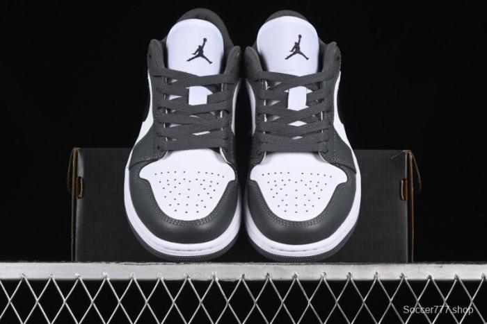 Nike Air Jordan 1 Low Iron Grey Casual Sneakers - 553558-152