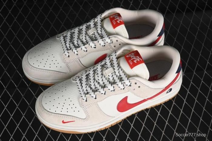 Nike SB Dunk Low BAPE Collaboration Anniversary Edition Custom Low-Top Casual Sneakers - CH6336-228
