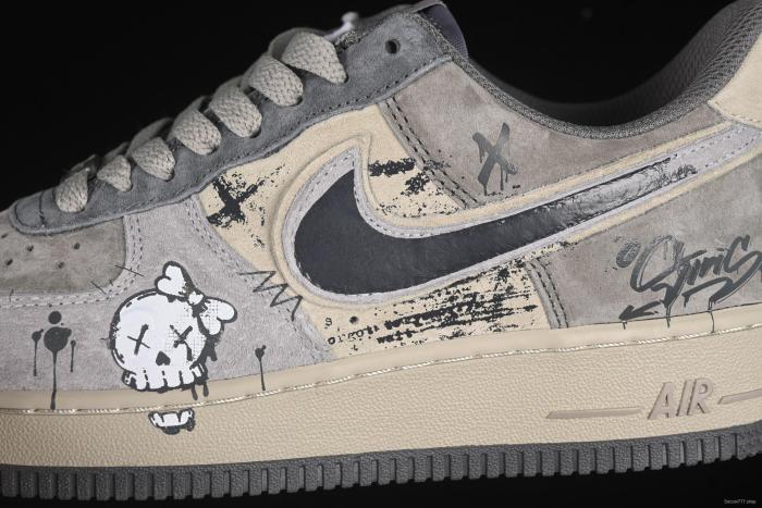 Nike Air Force 1'07 Low Dark Skull Casual Sneakers - YD2425-660