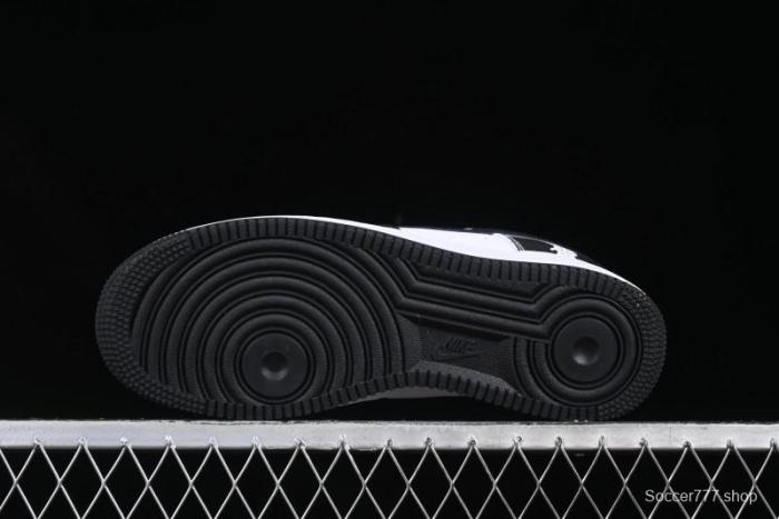 Nike Air Force 1 '07 Low Burberry Collaboration Black White Cow Print Casual Sneakers - DF0188-029