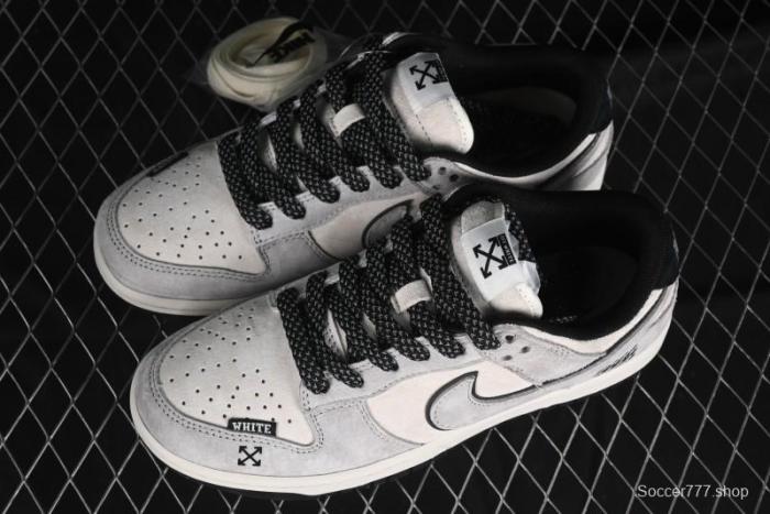 Nike SB Dunk Low OFF-WHITE Collaboration Anniversary Custom Sneakers - DQ1098-521