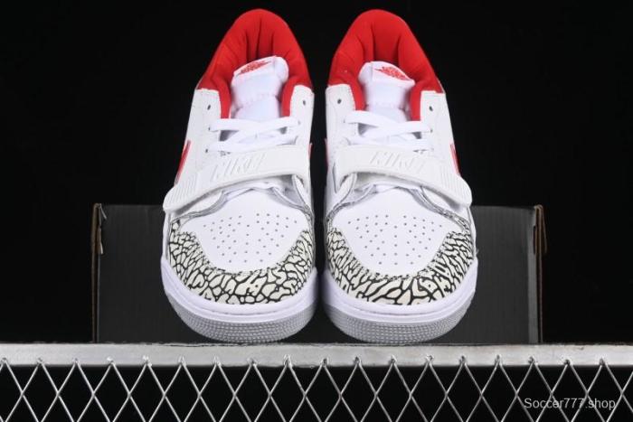 Nike Air Jordan Legacy 312 Low Sneakers with Velcro Strap and Triple Design - FQ7827-106