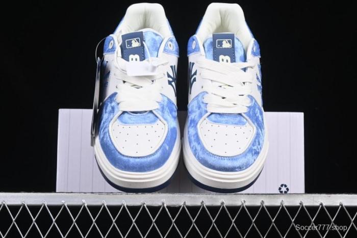 New York Yankees MLB Bigball Chunky Window Velvet Monogram Thick Sole Casual Running Shoes - 3ASXCVC4650NYS