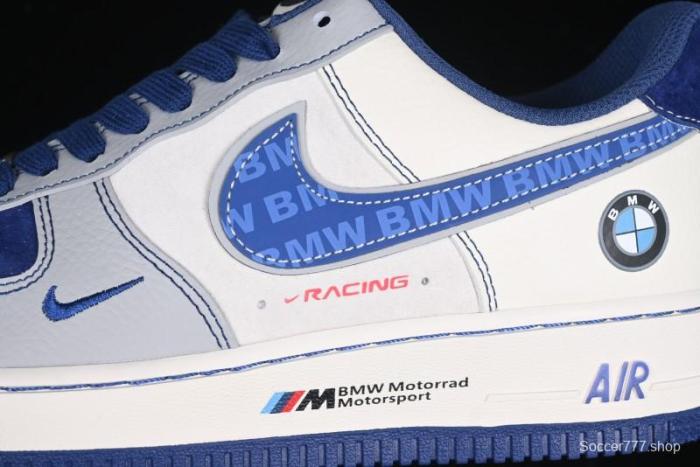 Nike Air Force 1 '07 Low BMW Collaboration Sky Blue White Low-Top Casual Sneakers - DM6688-017