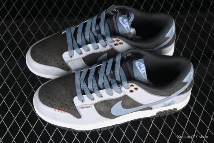 Nike SB Dunk Low Peace Dove Anniversary High-End Custom Low-Top Casual Skate Shoes - GB1220-010