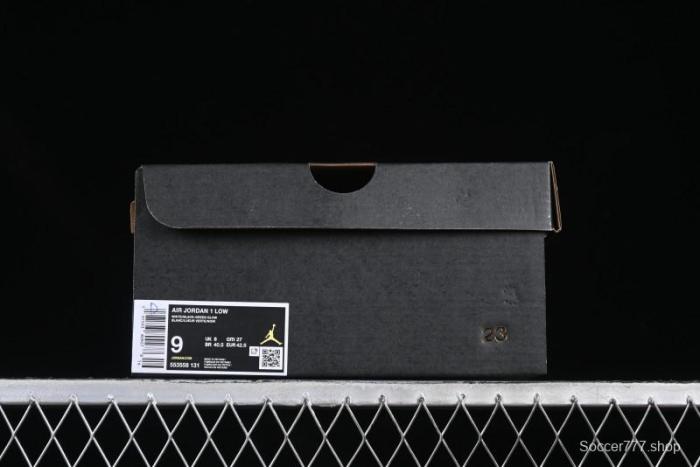 Nike Air Jordan 1 Low AJ1 Black White Panda Low Top Lifestyle Basketball Shoes - 553558-131