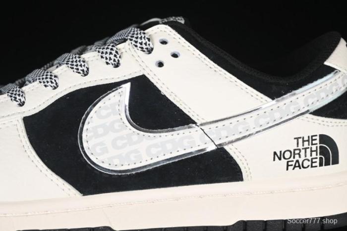 Nike SB Dunk Low The North Face x CDG Anniversary Customized Low-Top Casual Skate Shoes - BB7518-006