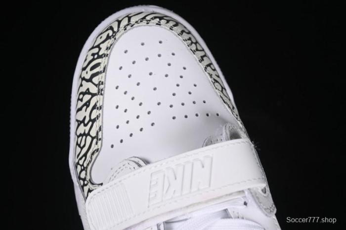 Nike Air Jordan Legacy 312 Low Sneakers with Velcro Strap and Triple Design - FQ7827-106