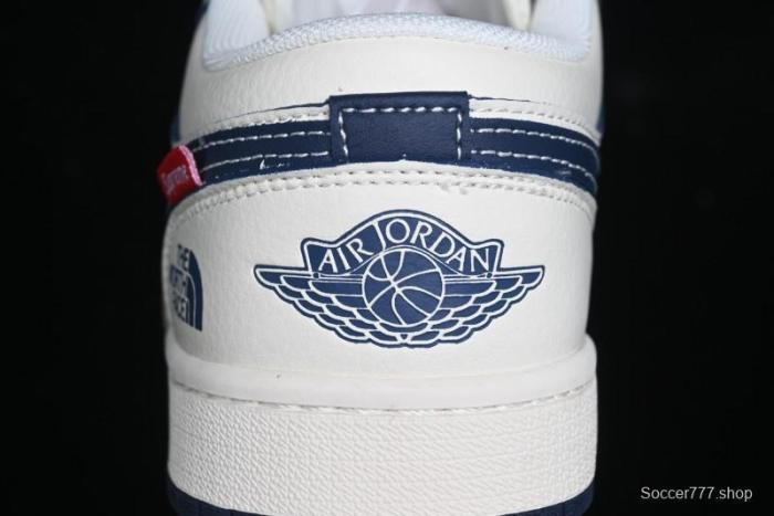Nike Air Jordan 1 Low Supreme x The North Face Retro Basketball Shoes - XX3318-188