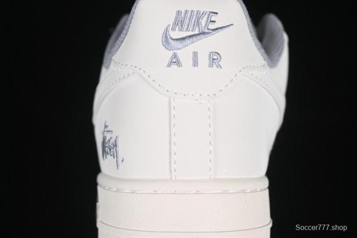 Nike Air Force 1 Low x Stussy  Light Bone and Grey  – Premium Collaboration Sneakers