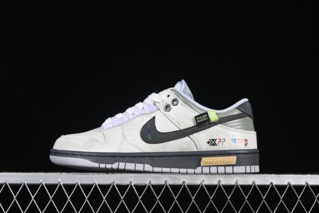 Nike Dunk Retro Low-Top Casual Sneakers with Panda Mischief Mountain Theme - DD1391-103
