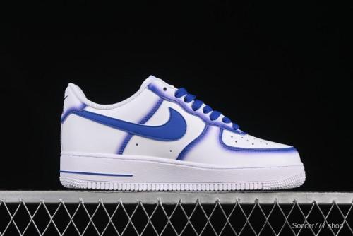 Nike Air Force 1'07 Low Blue Planet Casual Sneakers with Full-Length Air Cushion - ZH0316-079