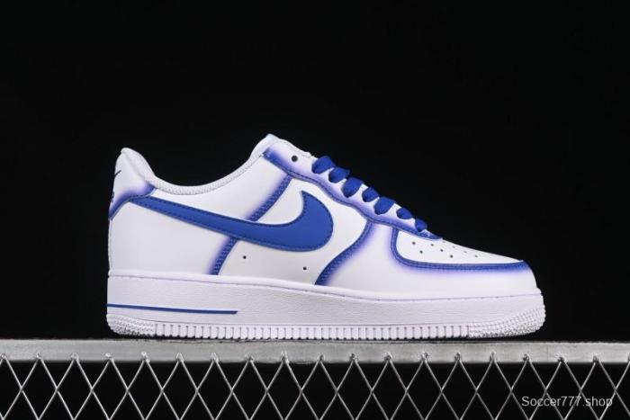 Nike Air Force 1'07 Low Blue Planet Casual Sneakers with Full-Length Air Cushion - ZH0316-079