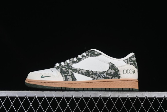 Nike Travis Scott x Fragment Design x Air Jordan 1 Low OG SP Casual Sneakers - XS2024-010