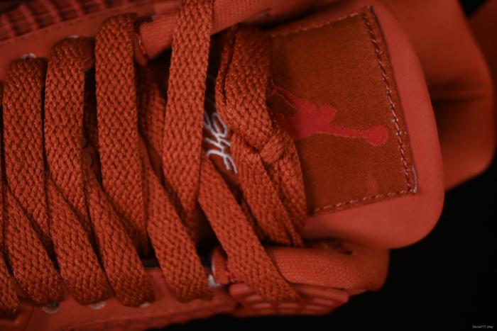 Nike Air Jordan 4 Retro OG  Brick By Brick  High-Top Sneakers with Suede and Leather Upper - HF4340-800