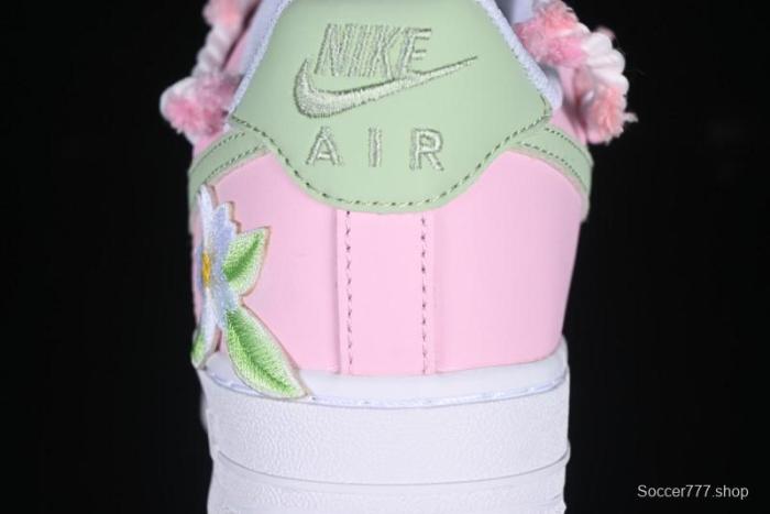 Nike Air Force 1'07 Low Casual Sneakers with Cherry Blossom Design - VV1999-013