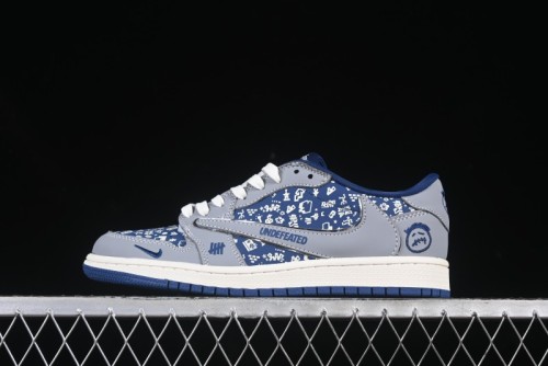 Nike Travis Scott x Fragment Design x Air Jordan 1 Low OG SP AJ1 Retro Sneakers - XS2024-015