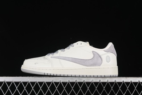 Nike Travis Scott x Fragment Design x Air Jordan 1 Low OG SP AJ1 Casual Sneakers - JH6088-701