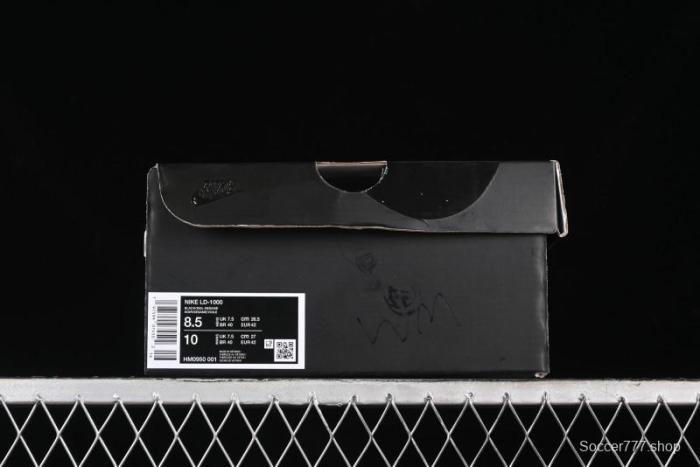 Nike Stussy Roshe Run LD-1000 Comfortable Versatile Non-Slip Durable Waffle Low-Top Casual Running Shoes - HM0950-001