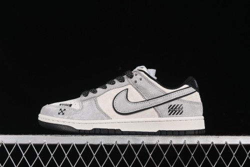 Nike SB Dunk Low OFF-WHITE Collaboration Anniversary Custom Sneakers - DQ1098-521