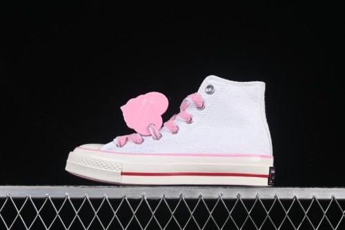 Converse Chuck 70 Valentine's Day Rose High Top Casual Sneakers - A14798C