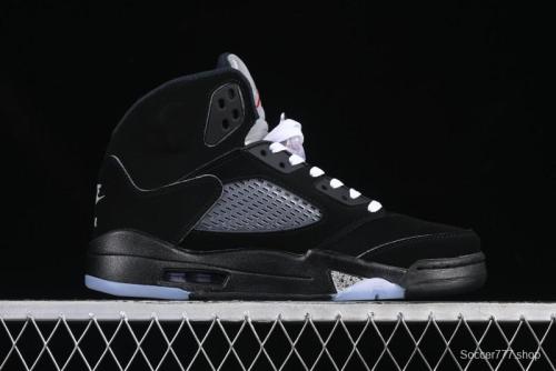 Nike Air Jordan 5 Retro Black  Metallic Reimagined  Basketball Shoes - HF3975-001