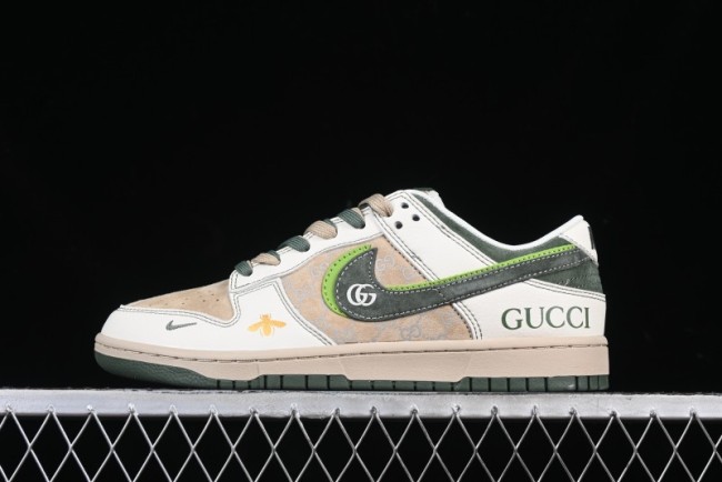 Nike SB Dunk Low Gucci Collaboration Anniversary High-End Custom Low-Top Casual Sneakers - DM6868-025