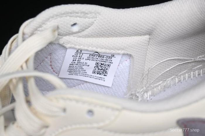 Nike Travis Scott x Fragment Design x Air Jordan 1 Low OG SP AJ1 Multi-Color Patchwork Low-Top Casual Sneakers - DM7866-039