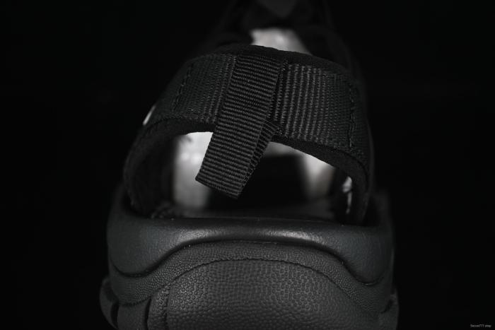 Keen Newport Summer Trendy Woven Elastic Strap Water Hiking Outdoor Sandals - 1022258 Black White