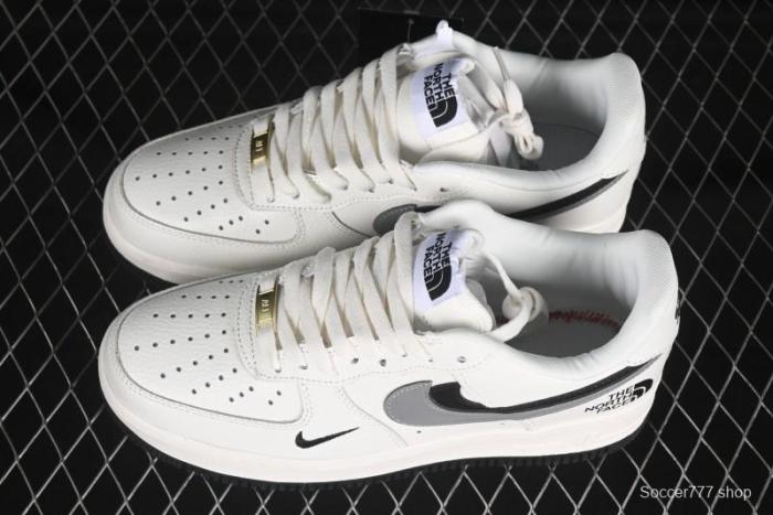 Nike Air Force 1 '07 Low The North Face Collaboration Beige Double Swoosh Casual Sneakers - AM1588-006
