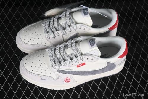 Nike Travis Scott x Fragment Design x Air Jordan 1 Low OG SP AJ1 Low Top Casual Sneakers - SJ2068-145