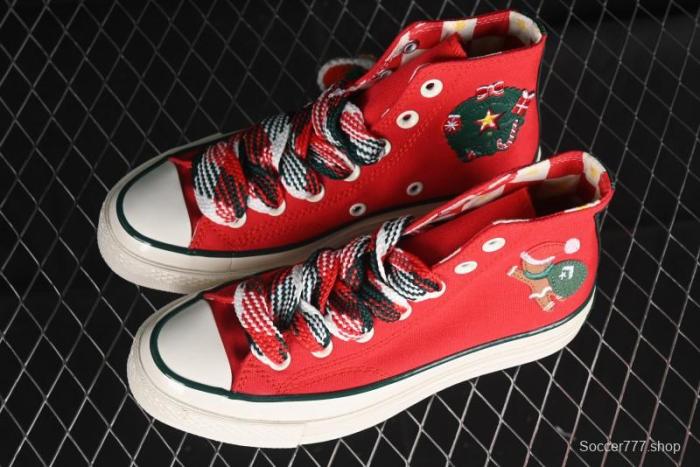 Converse 1970s Christmas Theme High Top Casual Sneakers for Winter - A12454C