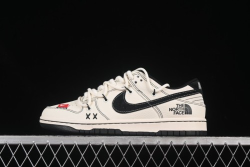 Nike SB Dunk Low The North Face Collaboration Anniversary Edition Customized Casual Skate Shoes - YX5066-286
