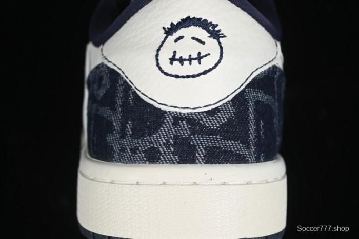 Nike Travis Scott x Fragment Design x Air Jordan 1 Low OG SP AJ1 Retro Sneakers - CH6336-017