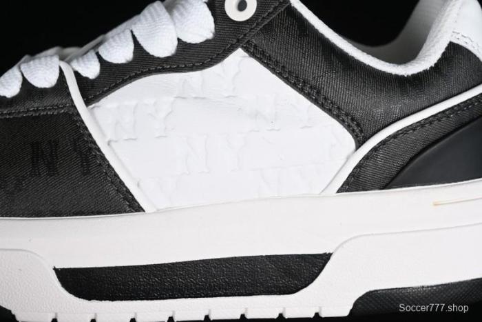 MLB NY Yankees Chunky Liner Classic Monogram Lightweight Platform Sneakers with 6cm Height Boost - 3ASXCMN4N50BKS