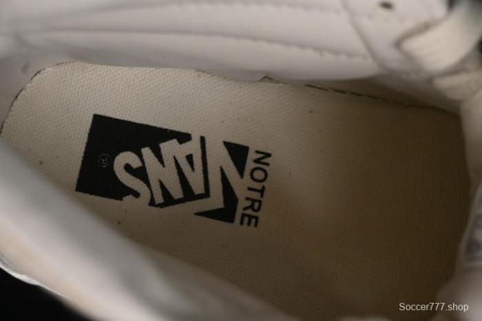 Vans Notre Premium Sk8-Hi High-Top Skate Shoes with Upgraded Suede and Linen Materials - VN000CR0BWQ