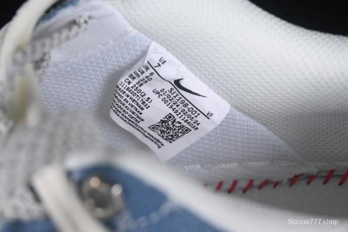 Nike Air Force 1 '07 Low Levi's Denim Patchwork Lace-Up Casual Sneakers - SJ1198-001