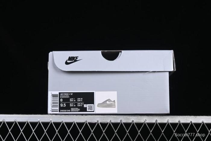 Nike Air Force 1 '07 Low Casual Sneakers with Black Splatter Design - ZH0316-046