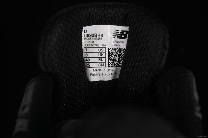 New Balance 990 Series Premium Made in USA Retro Running Shoes - M990BB6