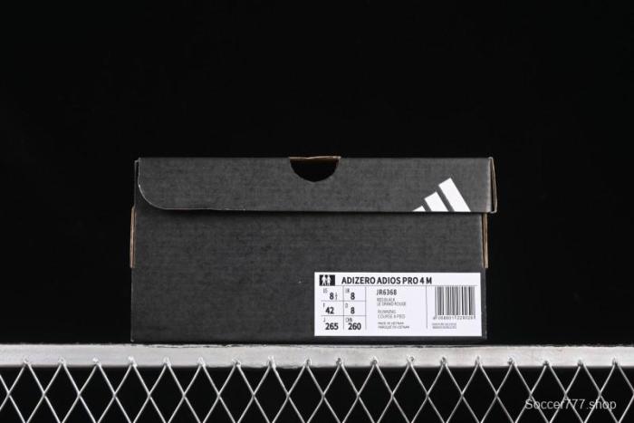 Adidas Adizero Adios 4 M Running Shoes Lightweight Breathable Low-Top - JR6368