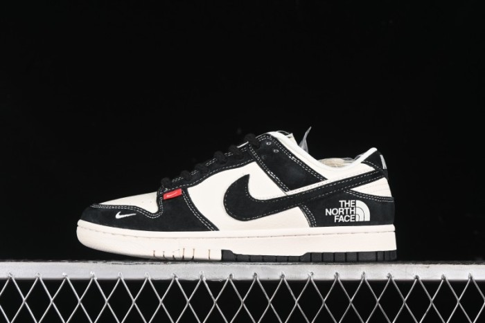 Nike SB Dunk Low The North Face Collaboration - Black Pig Eight Black Hook Anniversary High-End Custom Low-Top Casual Sneakers - SJ1089-011