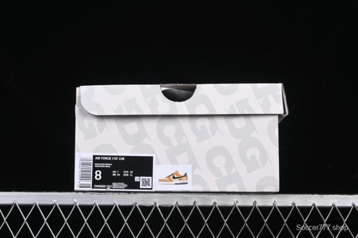 Nike Air Force 1 '07 Low The North Face Collaboration Sport Orange Low-Top Casual Sneakers - DM6688-053