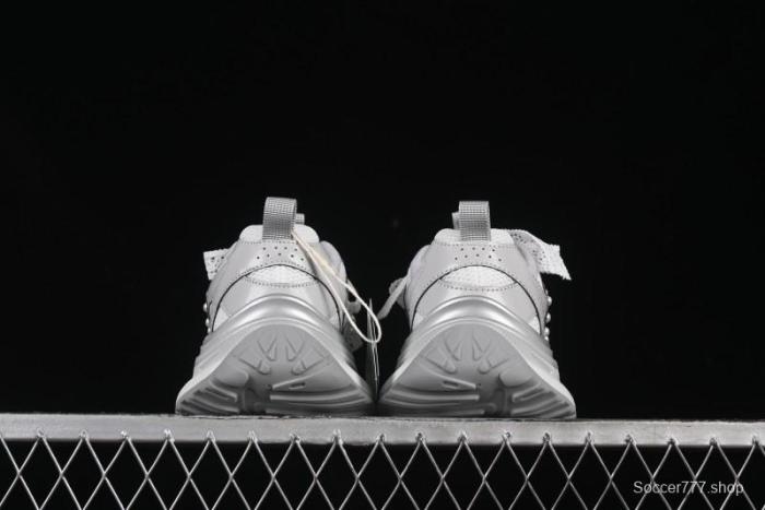 GG-CC Lace Pearl Chain Casual Platform Dad Shoes - 250310 Silver