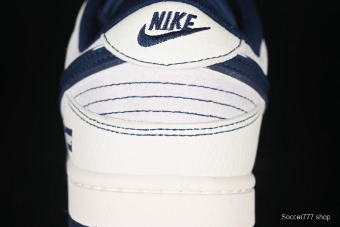 Nike SB Dunk Low Supreme Collaboration - Light Blue Double Swoosh Anniversary Custom Low-Top Casual Skate Shoes - XX3168-301