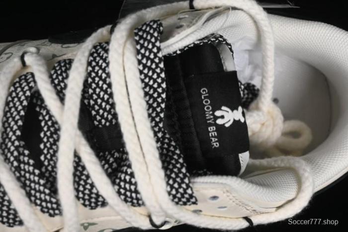 Nike SB Dunk Low Violent Bear Series - Lace-Up Beige with Black Swoosh Anniversary High-End Custom Low-Top Casual Sneakers - SJ2068-291