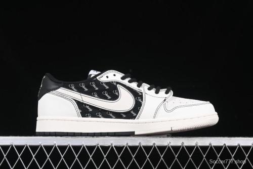 Nike Travis Scott x Fragment Design x Air Jordan 1 Low OG SP AJ1 Low Top Casual Sneakers - SJ2068-121