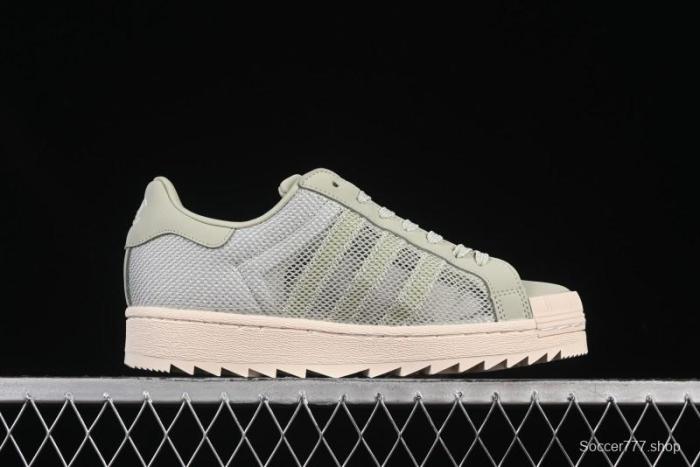 Adidas Clot Superstar Shell Toe Casual Sneakers with Serrated Design - IH3643